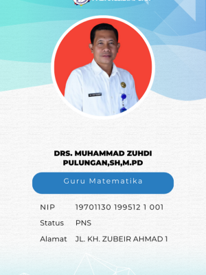 Drs. MUHAMMAD ZUHDI PULUNGAN,SH,M.Pd