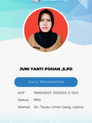 JUNI YANTI POHAN ,S.Pd