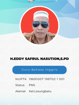H.Eddy Safrul Nasution,S.Pd